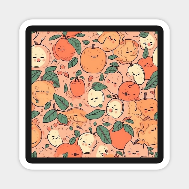 Mellow Bundle of Fruits Magnet by Kamin42