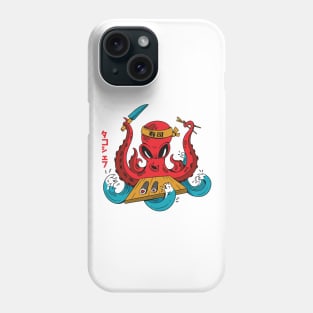 Chef Octopus Sushi Phone Case