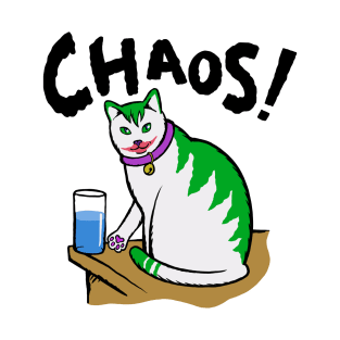 Cat, agent of chaos. T-Shirt