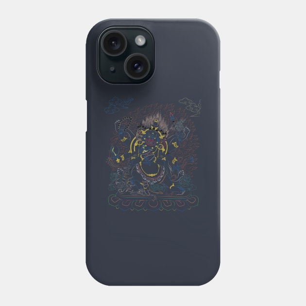 Mahakala Phone Case by blurryfromspace