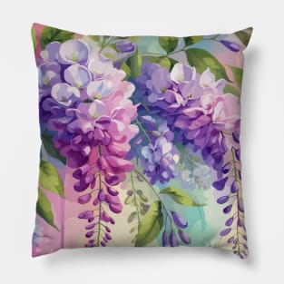 Wisteria Flower Pillow