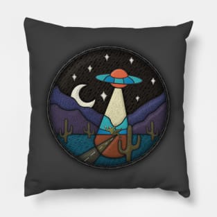 Space Hitch-hiking Midlife Merit Badge Pillow