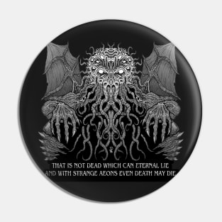 Gray Cthulhu Pin