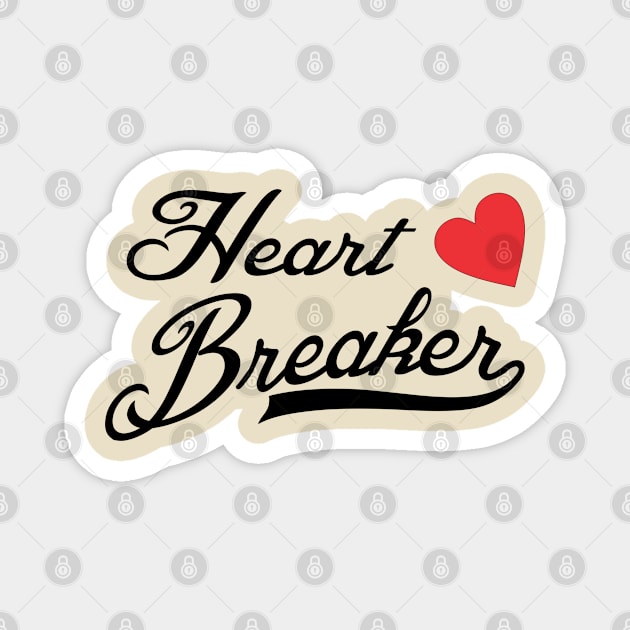 Heart Breaker - St. Valentine's Day Magnet by PeppermintClover