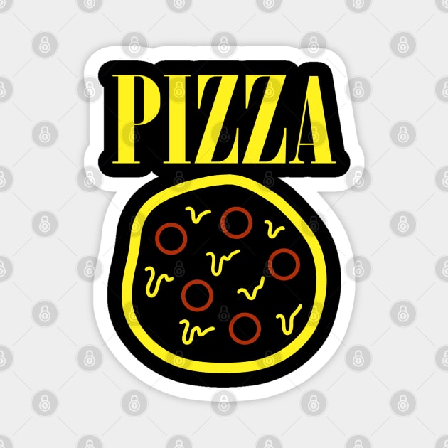 Pizza Spirit Magnet by Milasneeze