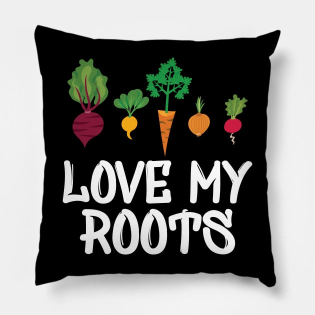 Gardener - Love my roots Pillow by KC Happy Shop