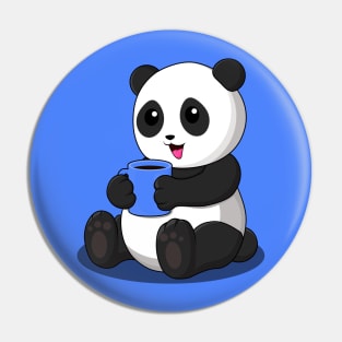 MORE THAN COFFEE, PANDA Pin