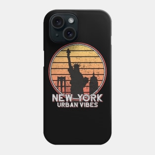 Vintage New York Statue of Liberty Retro NY City Merch for Men Women and Kids Phone Case