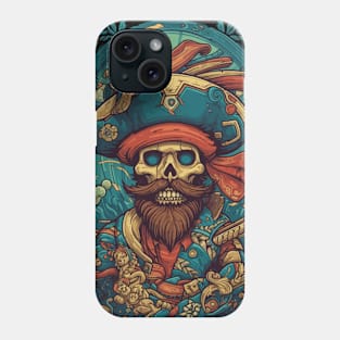 Pirate skull Phone Case