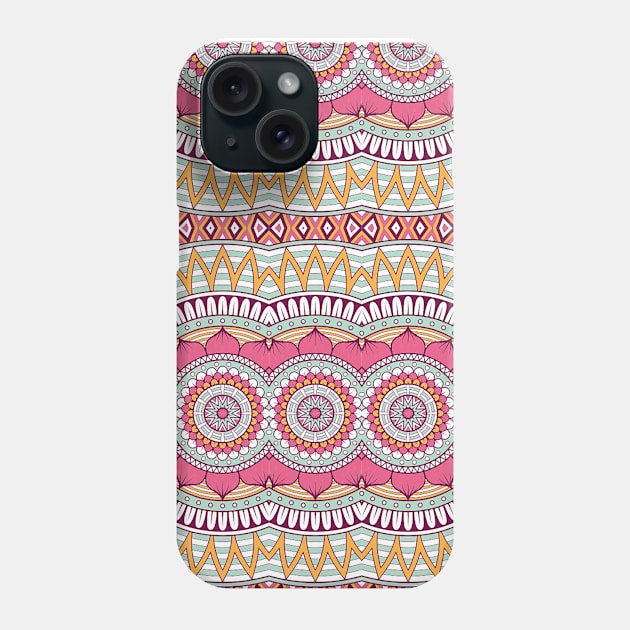 Colorful mandala Phone Case by Kiroiharu