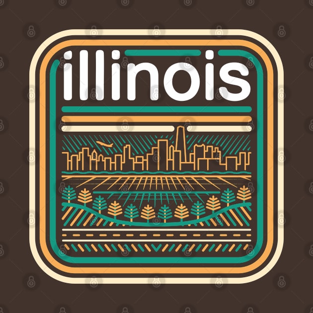ILLINOIS - CG STATES #4/50 by Chris Gallen