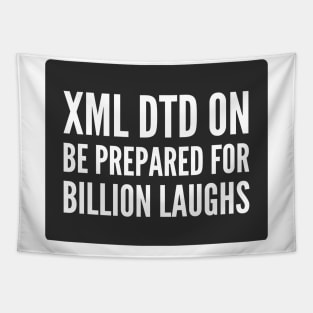 Secure Coding XML DTD ON Prepare For Billion Laughs Black Background Tapestry