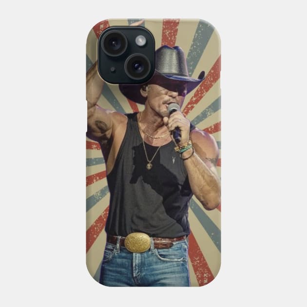 Tim McGraw Phone Case by LivingCapital 