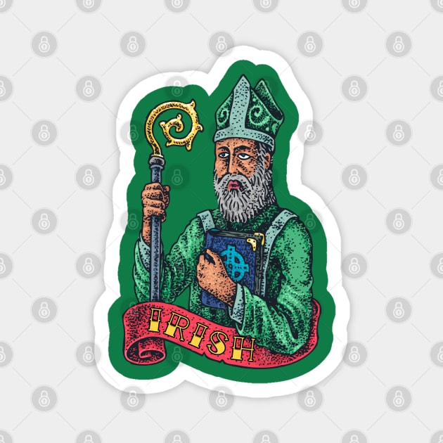 St Patrick Magnet by BlackRavenOath