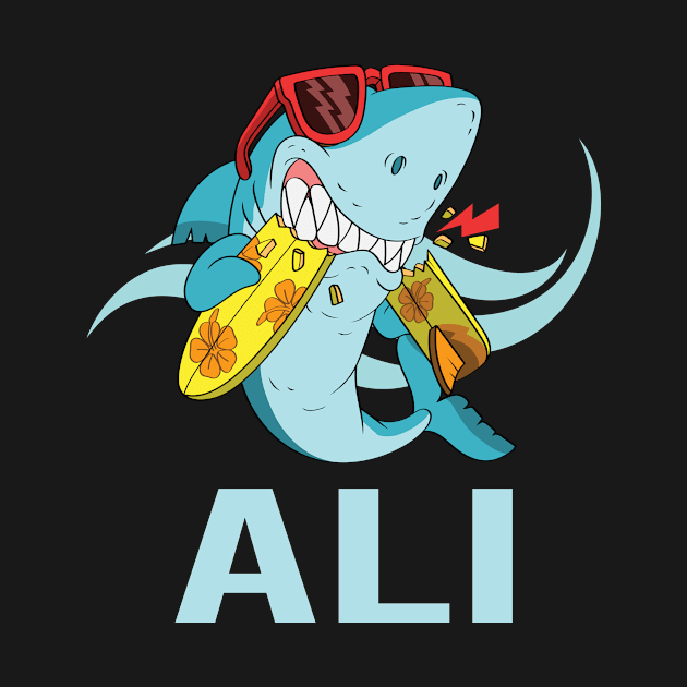 Funny Shark - Ali Name by songuk