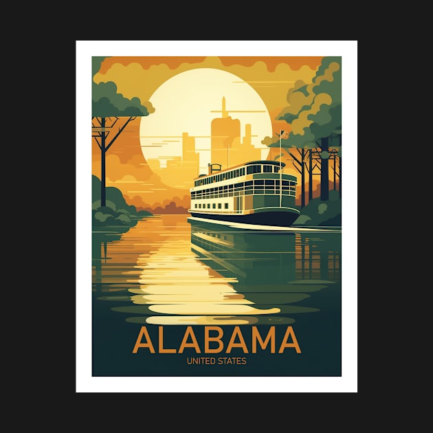 ALABAMA by MarkedArtPrints