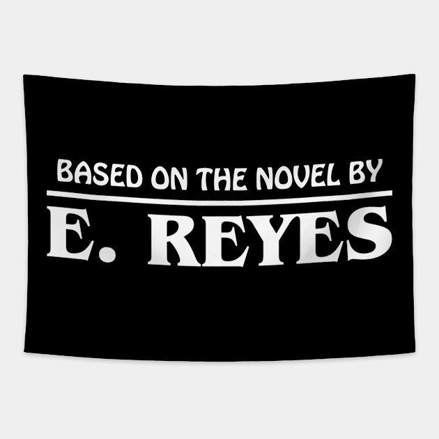 Based on the Novel by E. Reyes (Retro) Tapestry by ereyeshorror