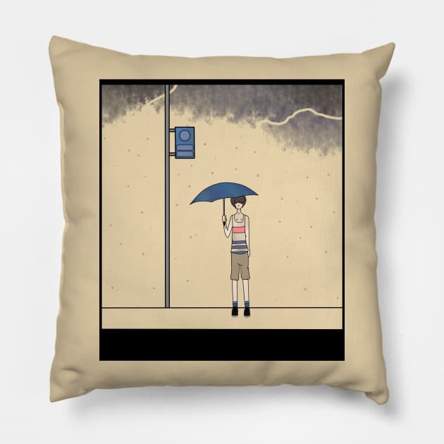 Rainy Day Pillow by shawnison