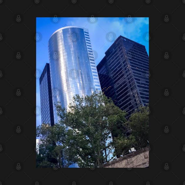 Battery Park Skyscrapers Manhattan New York City by eleonoraingrid