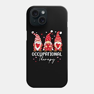 Occupational Therapy Valentines Day Gnomes Cool OT Therapist Phone Case