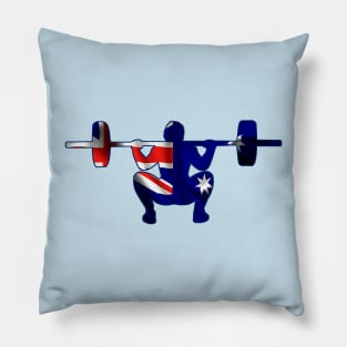 Squats Flag of Australia Pillow