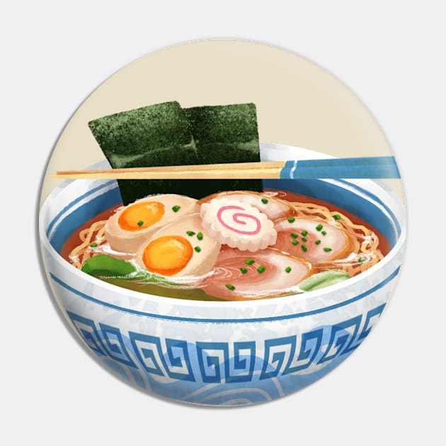 Ramen Pin by densukii