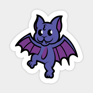 Bat Cartoon Island for Animal Lover! Magnet