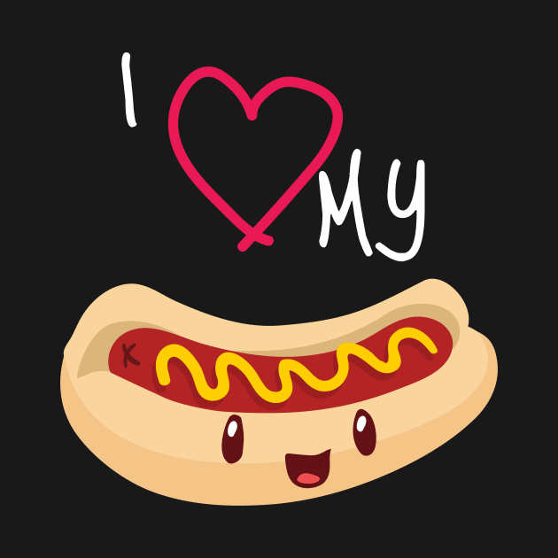 I love my hot dog by thefriendlyone