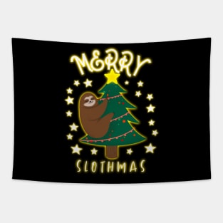 Merry Slothmas Tapestry