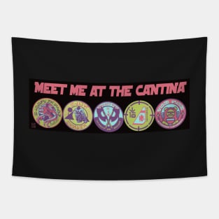 Meet Me at the Cantina Pastel Coasters Bumper Sticker Tapestry