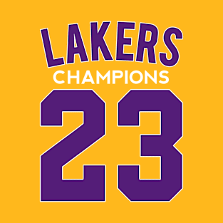 Lakersss Champions 2023 Edition Varsity 4 T-Shirt