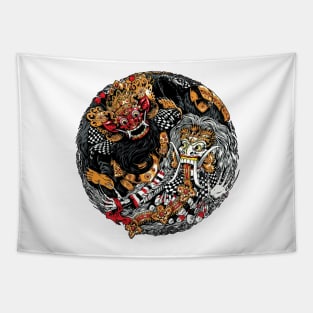 Japan Evil Yin & Yang Tapestry