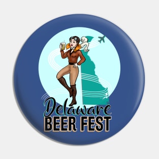 Delaware Beer Fest Logo Pin