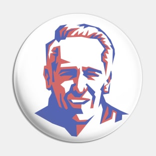 Marv Levy Portrait Pin