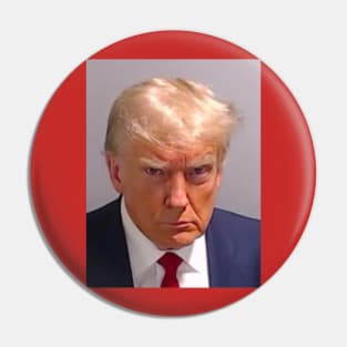 Official Donald Trump Mugshot 2023 Pin