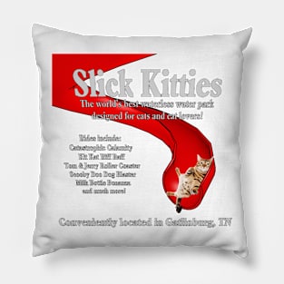 Slick Kitties Waterless Water Park Pillow