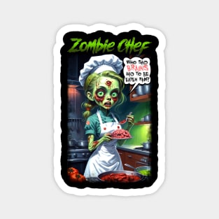 Zombie Chef Magnet