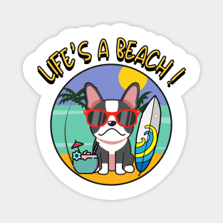 Life's a beach French Bulldog Magnet