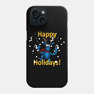 Funny Xmas reindeer Phone Case