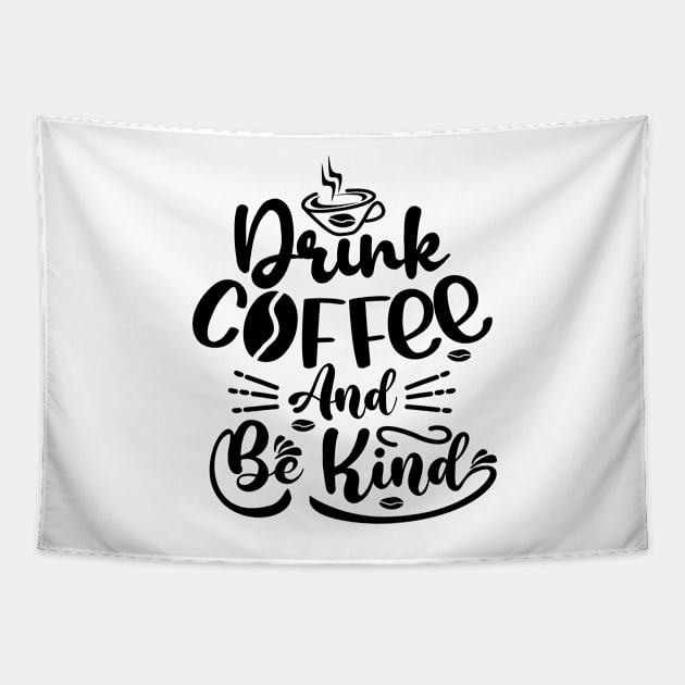 Coffee Give Me Power Tapestry by Prilidiarts