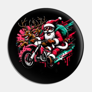 Santa Go Go! Pin