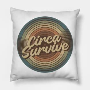 Circa Survive Vintage Vinyl Pillow