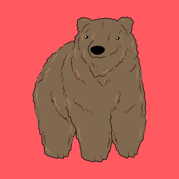 Cute Grizzly Bear by saradaboru