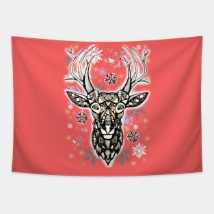 Christmas deer Tapestry