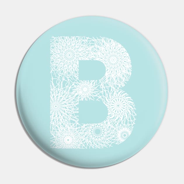 Letter B Pin by Hip Scarves and Bangles