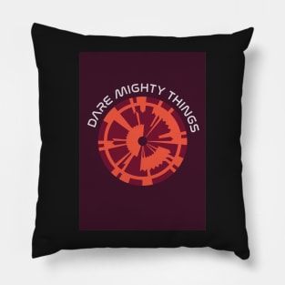 JPL/NASA Perseverance Parachute "Dare Mighty Things" Poster #5 Pillow