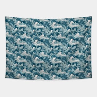 whimsical waves Tapestry