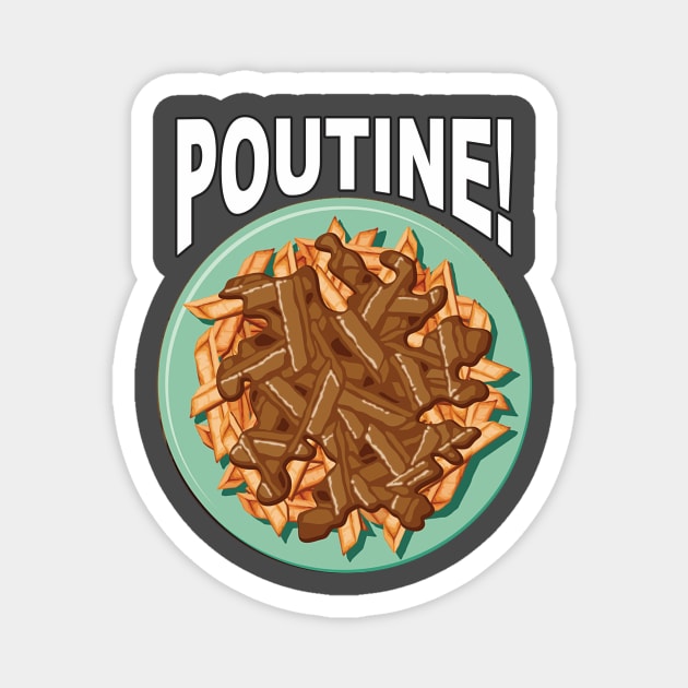 Poutine Magnet by ZombieNinjas