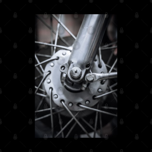 Norton Wheel hub Portrait by Silver Linings