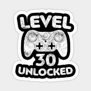 Level 30 Video 30th Birthday Magnet